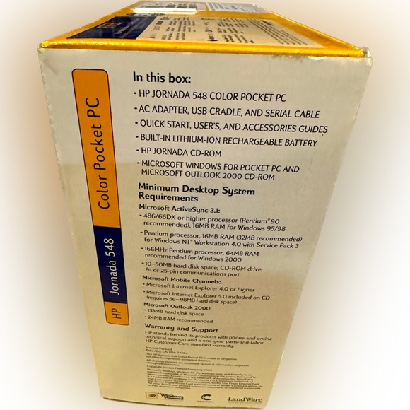 VTG HP JORNADA 548 COLOR POCKET PC BOX DOCKING STATION HANDHELD COMPUTER CHARGER - Picture 5 of 7